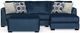 Jackson Furniture Jetson 3-Piece Nile Right Side Facing Chaise Sectional-1