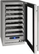 U-Line® 5 Class Stainless Steel 18" Right Hinge Wine Storage-1
