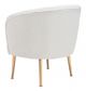 Zuo® Sherpa Beige & Gold Accent Chair-4