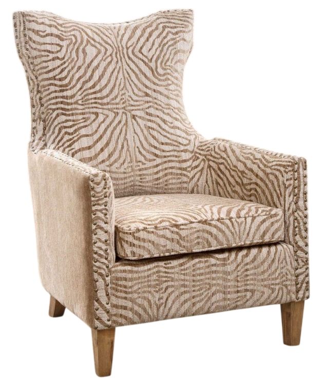 Uttermost® Kiango Plush Stripes Armchair-0