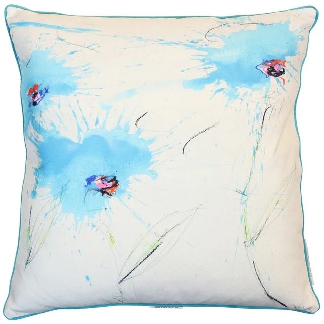 Stylecraft Austin Allen James Designer Blue/White Throw Pillow-0