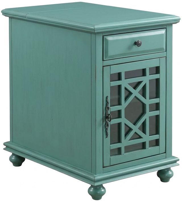 Martin Svensson Elegant Teal Chairside Table-0