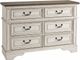 Signature Design by Ashley® Realyn Realyn Antiqued Two Tone Youth Dresser And Mirror-1
