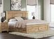 Signature Design by Ashley® Fenderport Tan King Panel Storage Bed-1