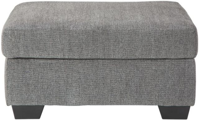 Benchcraft® Dalhart Charcoal Oversized Accent Ottoman-1