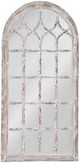 Bassett Mirror Ingram Distressed White Floor Mirror-0