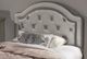 HH2 Home Karley Embossed Silver Full Faux Leather Headboard-3