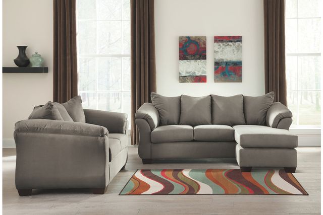 Signature Design by Ashley® Darcy Cobblestone Sofa Chaise-2