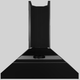 Vent-A-Hood® 36" Black Wall Mounted Range Hood-3