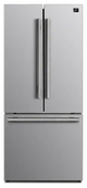 FORNO® Espresso Gallipoli 31 in. 17.5 Cu. Ft. Stainless Steel French Door Refrigerator-0