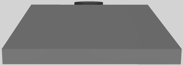 Vent-A-Hood® 36" Gunsmoke Wall Mounted Liner Insert-0