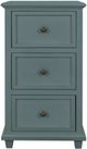 StyleCraft Aged Seafoam 3-Drawer Side Table-0