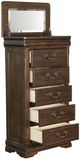 Mazin Furniture Mont Belvieu Dark Cherry Lingerie Chest-3