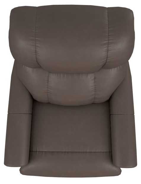 La-Z-Boy® Pinnacle Umber Leather Power Rocking Recliner with Headrest-4