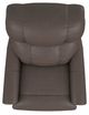 La-Z-Boy® Pinnacle Umber Leather Power Rocking Recliner with Headrest-4