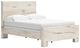 Benchcraft® Lawroy Light Natural Full Youth Panel Bed-0