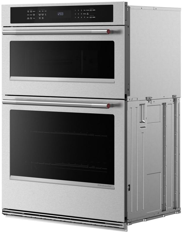 KitchenAid® 30" PrintShield™ Stainless Steel Oven/Micro Combo Electric Wall Oven with Air Fry mode -3
