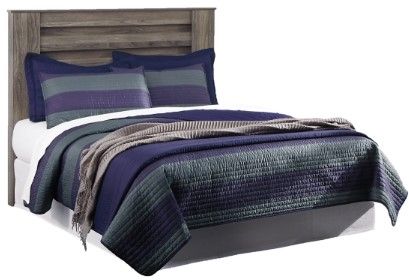 Signature Design by Ashley® Zelen 3-Piece Warm Gray King/California King Panel Headboard Set-2