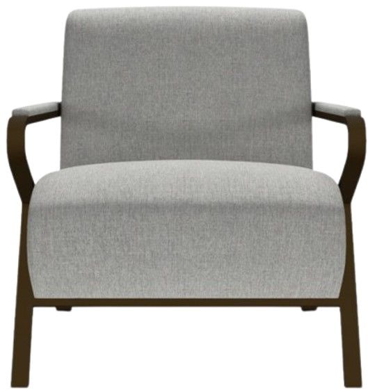 American Leather® Customizable Oscar Fabric Accent Chair-1