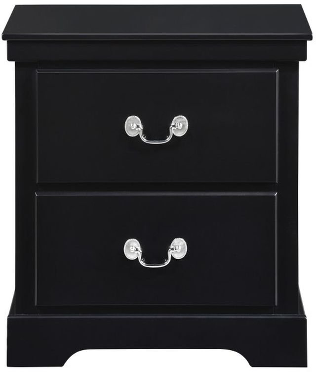 Mazin Furniture Seabright Black Nightstand-0