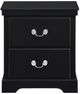 Mazin Furniture Seabright Black Nightstand-0