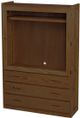 Crate Designs™ Furniture Brindle TV Wall Unit with Locking Door-0
