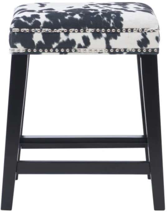 Linon Wyatt Black Counter Stool-3