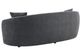 Coaster® Brookside Dark Gray Velvet Upholstered Curved Sofa-2