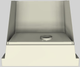 Vent-A-Hood® Designer Series 36" Biscuit Wall Mounted Range Hood-3