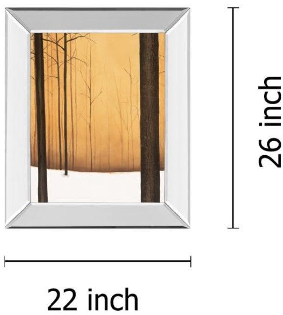 Classy Living St. Germain Golden Twilight 22" Wall Art-2