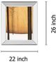 Classy Living St. Germain Golden Twilight 22" Wall Art-2