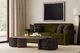 Flexsteel® Customizable Pouf Cocktail 22" Ottoman-1