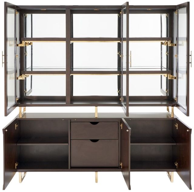 Michael Amini® Belmont Place Espresso China Cabinet-3