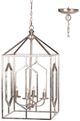A & B Home Silver Vintage Glamour Iron Chandelier-1