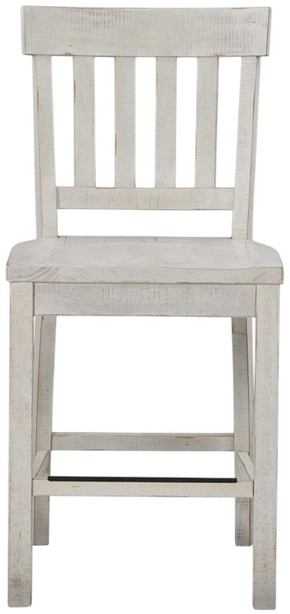 Magnussen Home® Bronwyn Alabaster Counter Chair-3