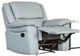 Furniture of America® Glarus Powder Blue Manual Recliner-0