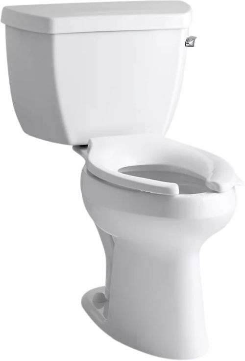 KOHLER® Highline® Classic White 2-Piece Chair-Height Right-Hand Trip Elongated Toilet, 1.0 Gpf-0