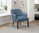 Homelegance® Rebecca Blue/Espresso Accent Chair-1