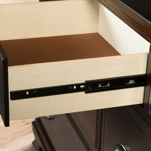 Elements International Canton Cherry Nightstand-1
