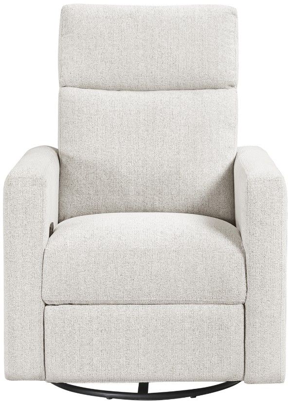 Homelegance® Olathe Newsprint Manual Swivel Glider Reclining Chair-2