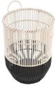 A & B Home 2-Piece Black/White Baskets-3