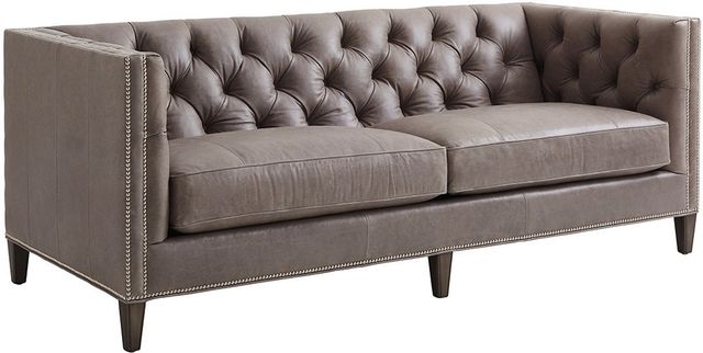 Lexington Home Customizable Ariana Camille Leather Sofa-0