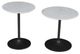 Jofran Inc. Global Archive Camille 2-Piece Marble Top Nesting Table Set with Gunmetal Base-0