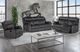 Global Furniture USA 2-Piece Domino Granite Manual Reclining Living Room Set-1