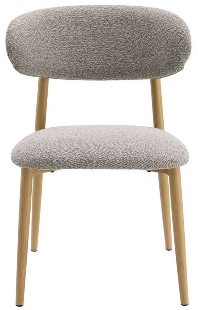 ACME Furniture Kacey 2-Piece Gray/Natural Dining Side Chair Set-3