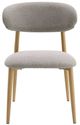 ACME Furniture Kacey 2-Piece Gray/Natural Dining Side Chair Set-3