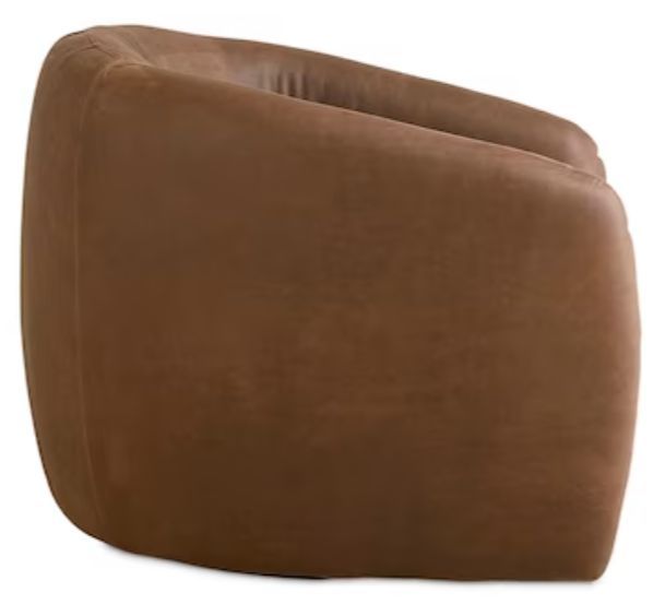 Bassett® Furniture Customizable Garner Leather Swivel Chair-2