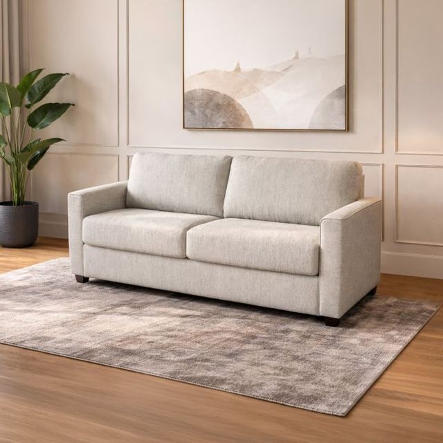 New Classic® Home Furnishings Corbin Sand Queen Sleeper Sofa-1