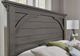 Vaughan-Bassett Vista Gray King Mansion Storage Bed-1