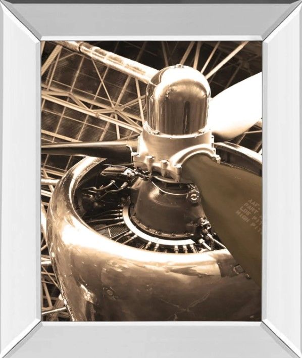 Classy Art Dc4 Aircraft by Danita Delimont Mirror Framed Wall Art-1